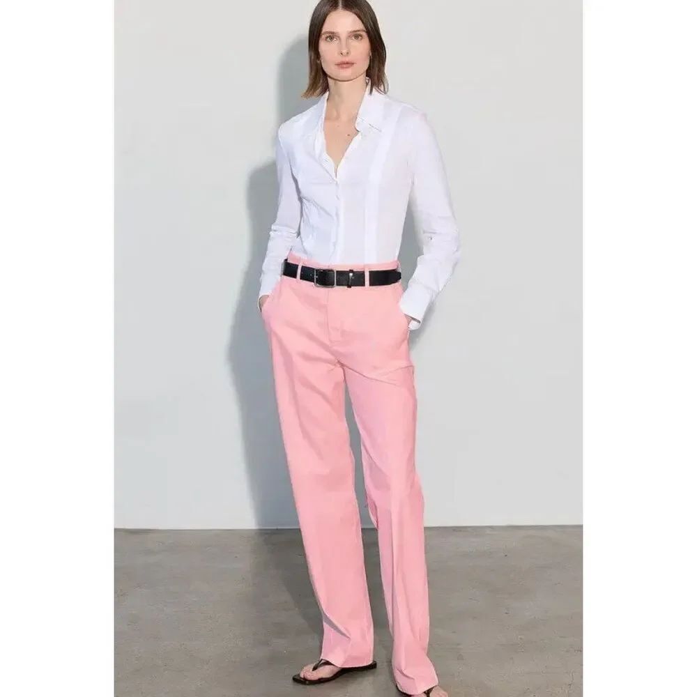 Callas Sydney Relaxed Trouser in Carnation NWT Size 44/ US 8